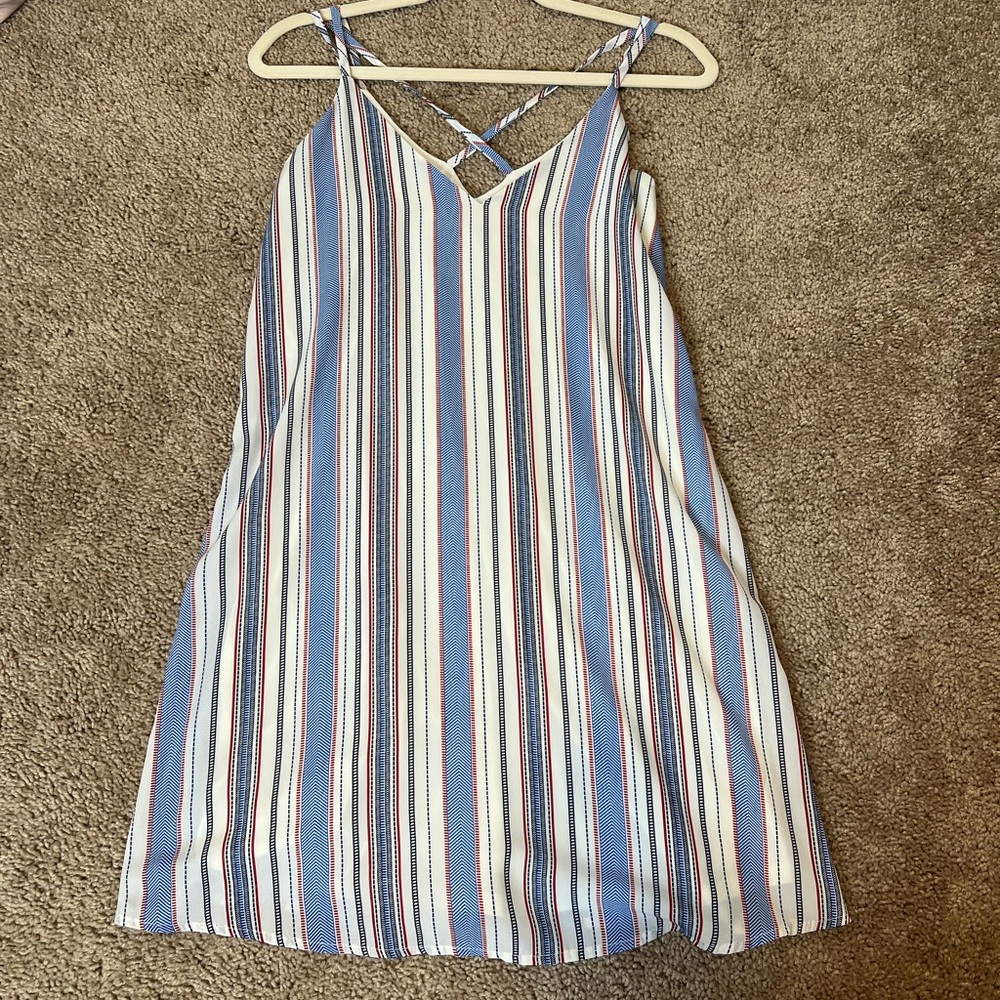 Target Blue Spaghetti Strap Mini Sundress